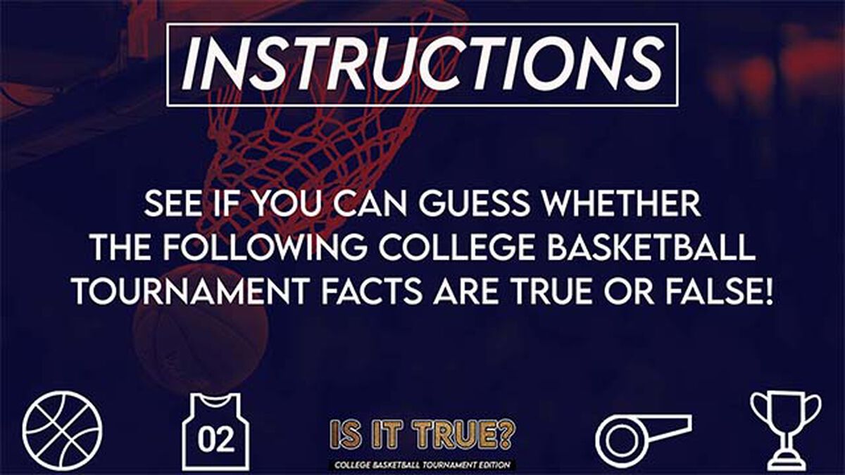 Is It True College Basketball Tournament Edition image number 1